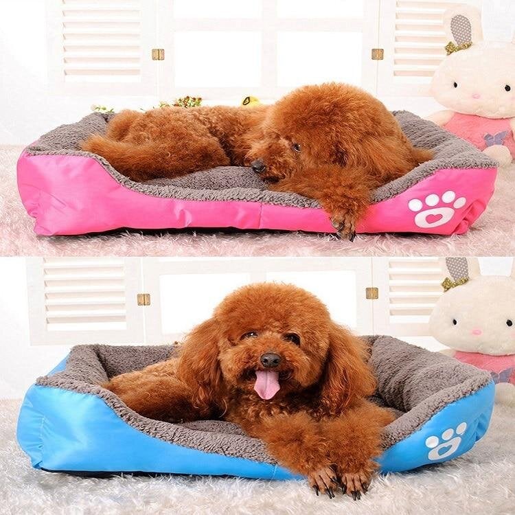 Soft Fleece Waterproof Pet Bed