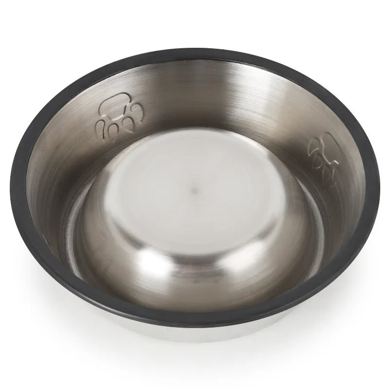 Pet Quality Paw Stainless Steel Bowl