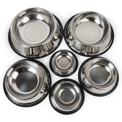 Pet Quality Paw Stainless Steel Bowl