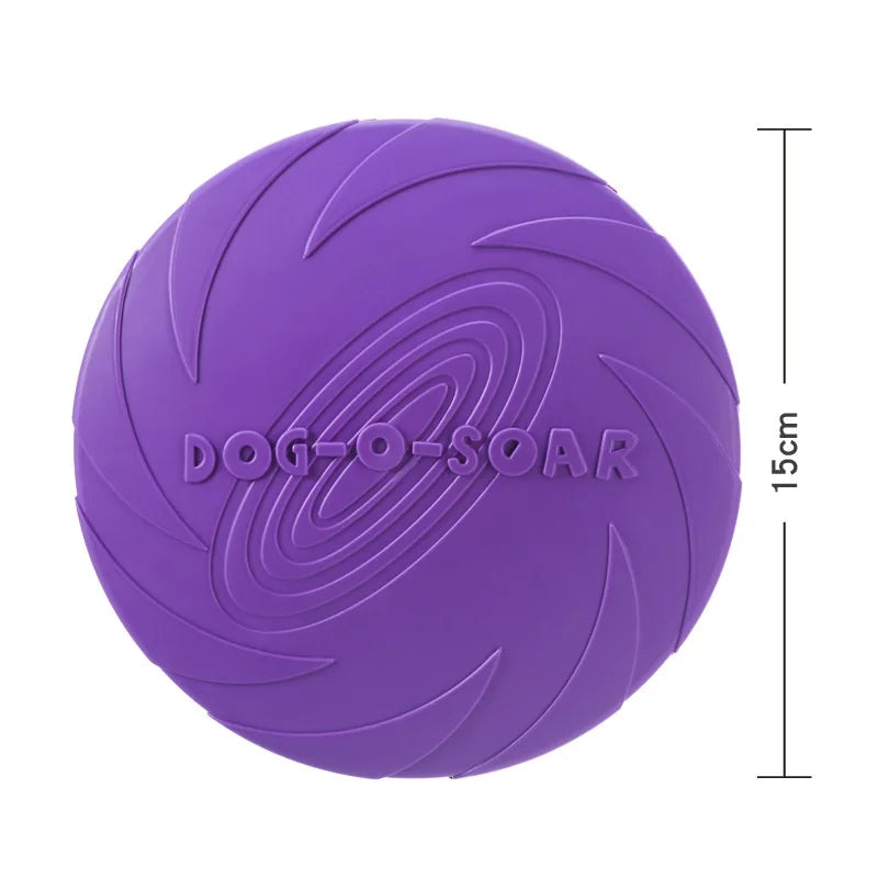 Dog Silicone Flying Disk Chew Toy