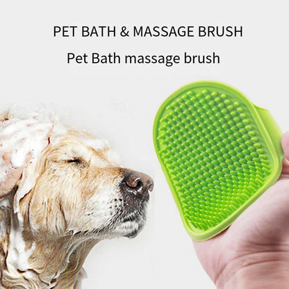 Pet Soft Rubber Cleaning Brush