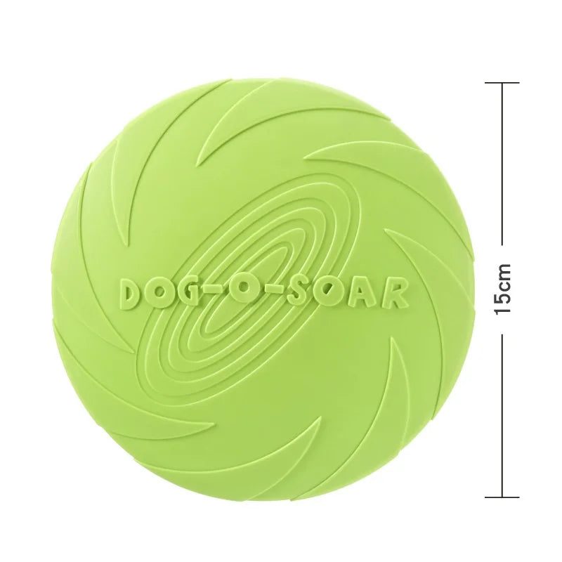 Dog Silicone Flying Disk Chew Toy