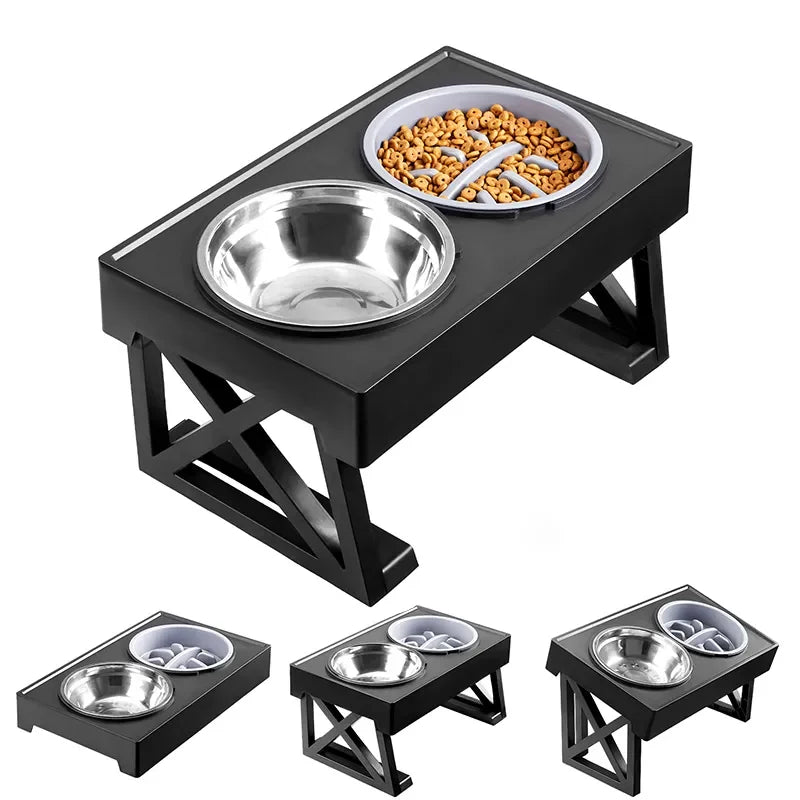 Dog  Stand Adjustable Elevated Bowl