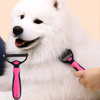 Pet Double-sided Knot Comb