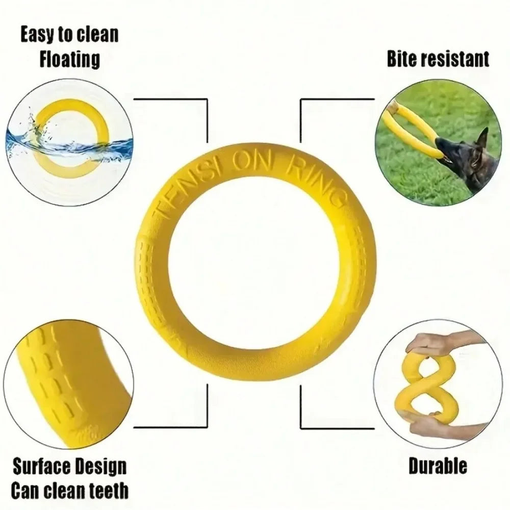 Dog  Flying Disk Training Ring Toy