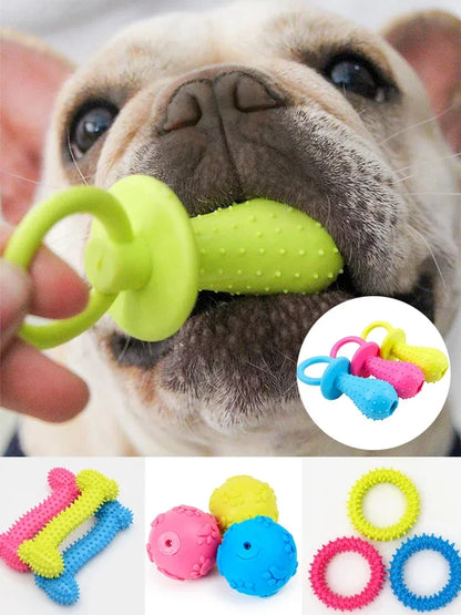 Dog Indestructible Teeth Cleaning Chew Toy