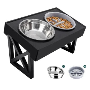 Dog  Stand Adjustable Elevated Bowl