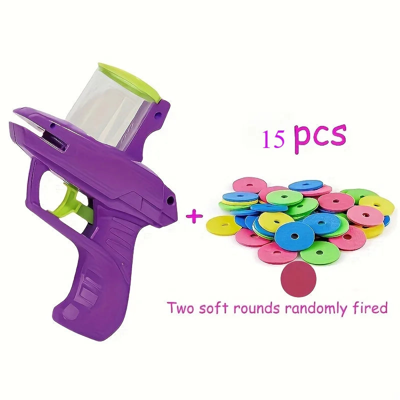 15pcs Reusable Soft bullets Interactive Toy