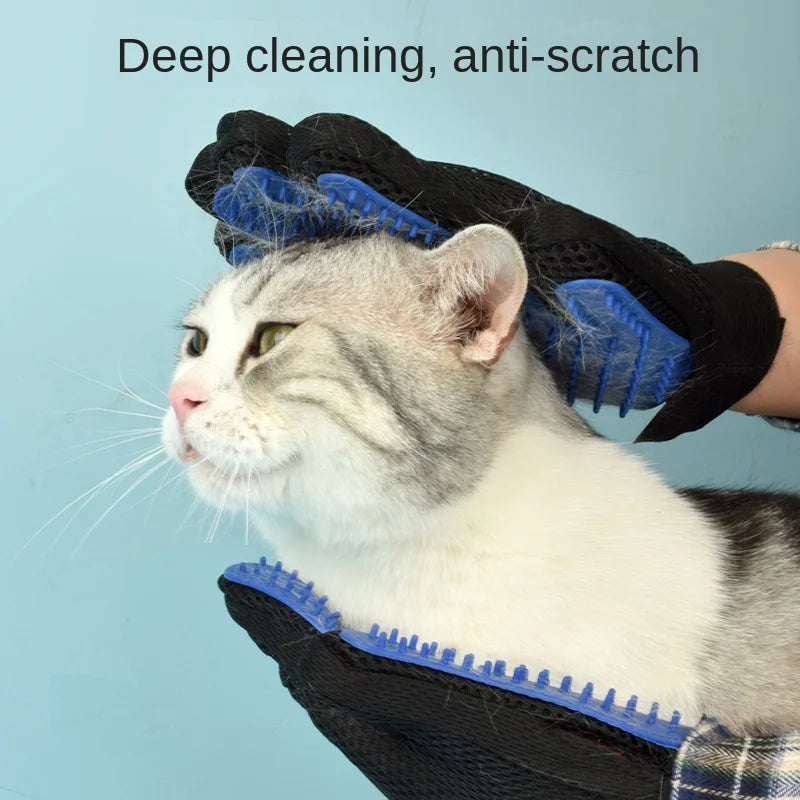 Pet Silicone Grooming Gloves