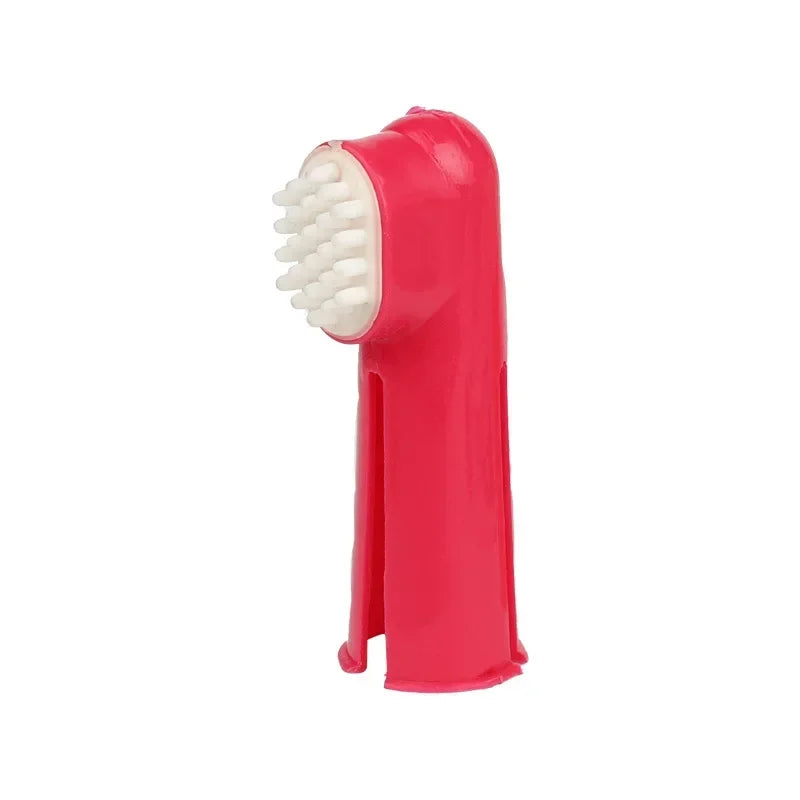 Pet 1/3 Pcs Soft Finger Toothbrush