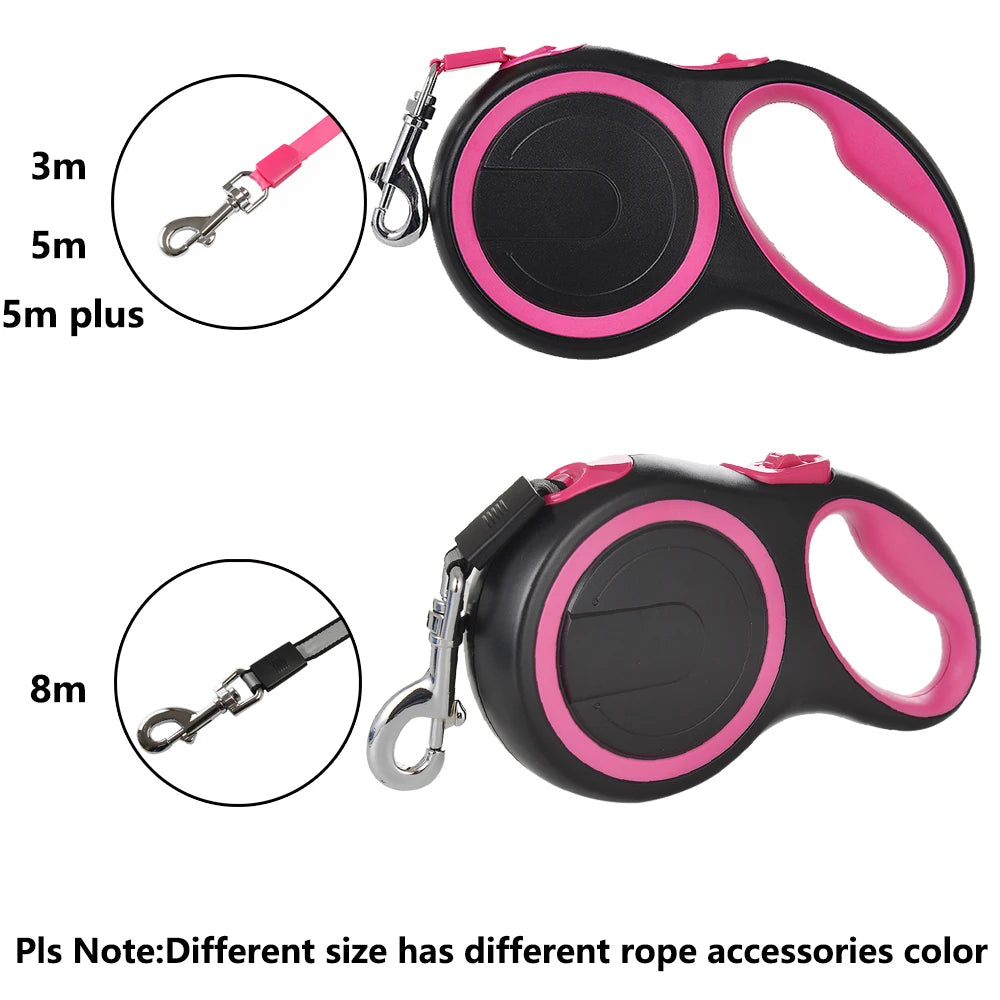 Pet Durable Nylon Retractable Strong Leash