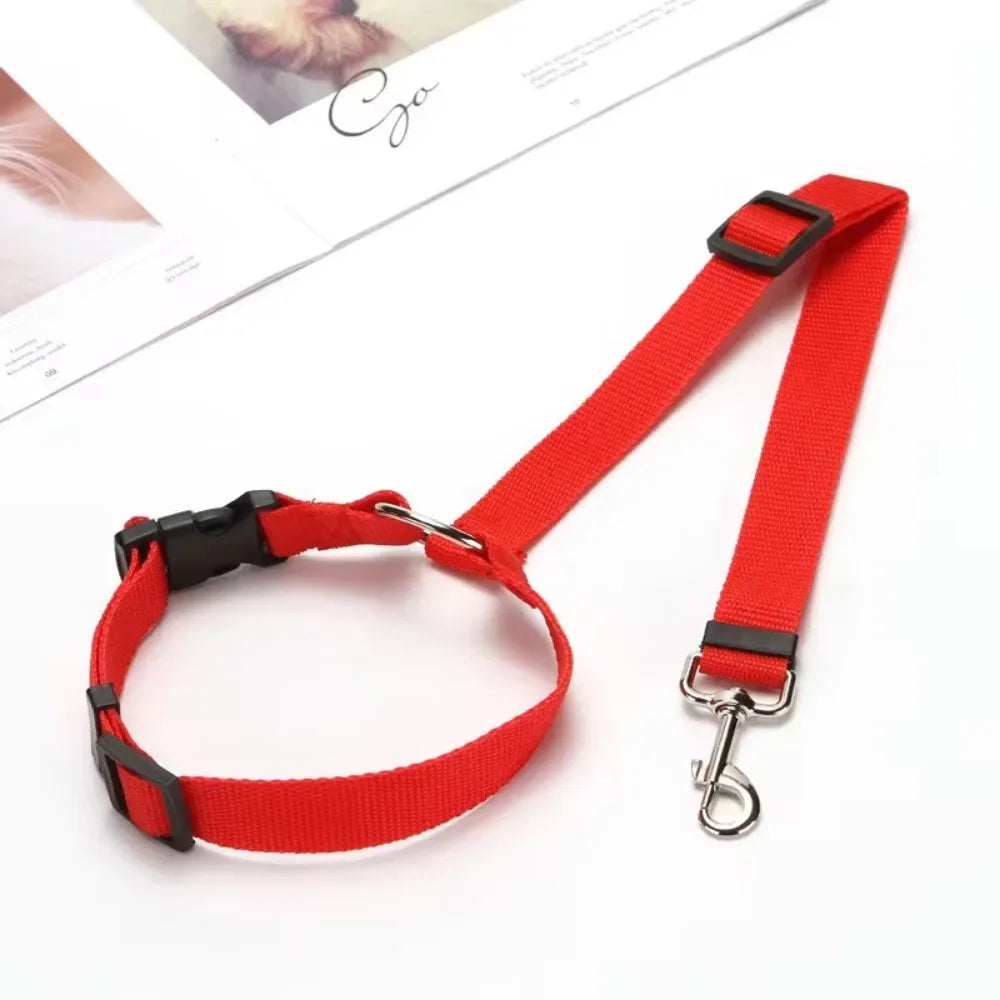 Pet Solid Two-in-one Car Seat Belt