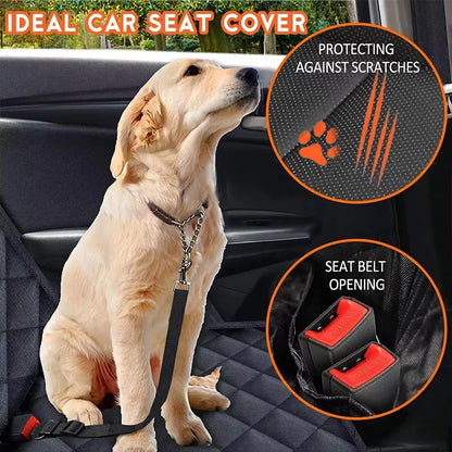 Dog Car Rear Seat Waterproof Protective Cover