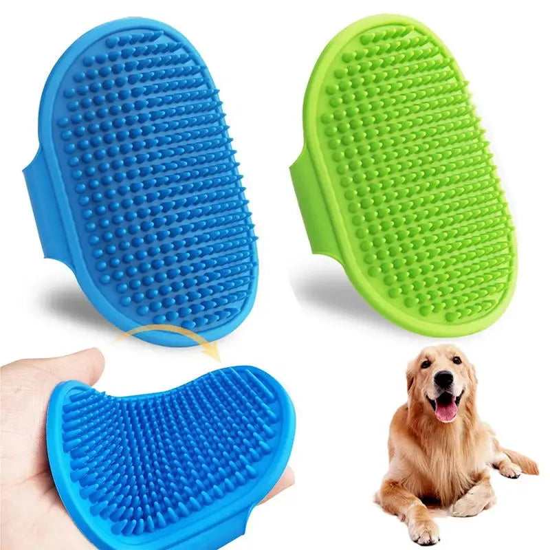 Pet Soft Rubber Cleaning Brush