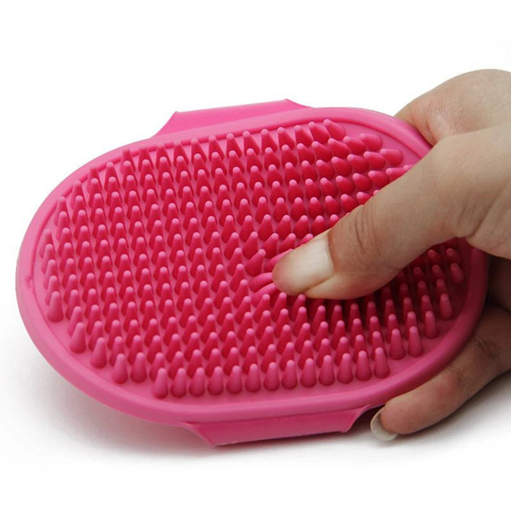 Pet Soft Rubber Cleaning Brush