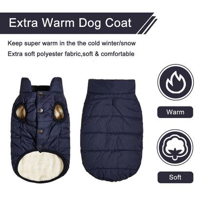 Dog Outdoor Cold Proof Warm Jacket