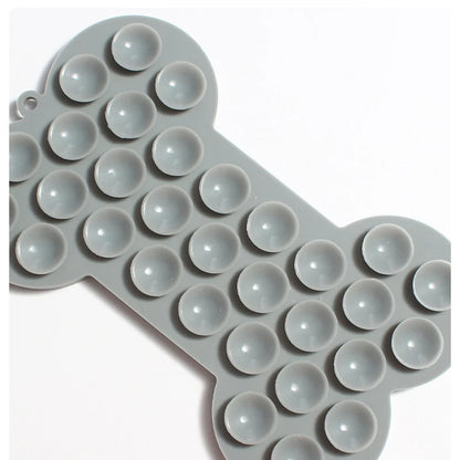 Bone Shape Silicone Licking Pad