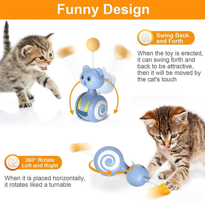 Cat Bumbler Funny Interactive Feather Toy