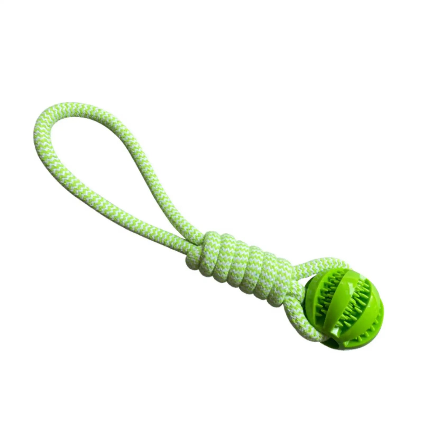 Pet Treat Rope Rubber Leaking Ball Toy