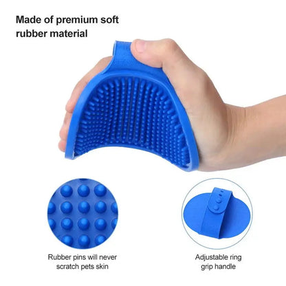 Pet Soft Rubber Cleaning Brush