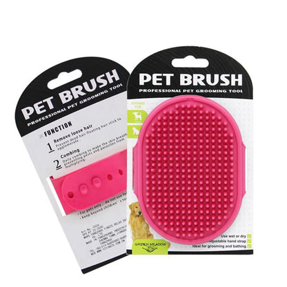 Pet Soft Rubber Cleaning Brush