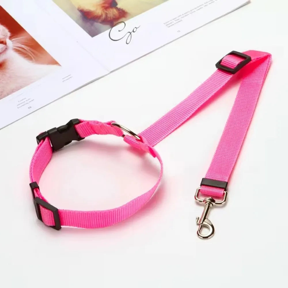 Pet Solid Two-in-one Car Seat Belt