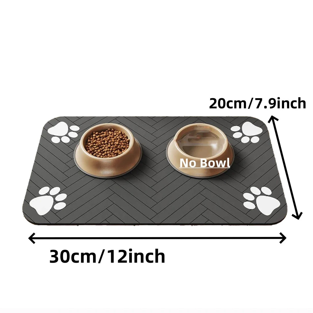 Pet Waterproof Rubber Backing Feeding Ma