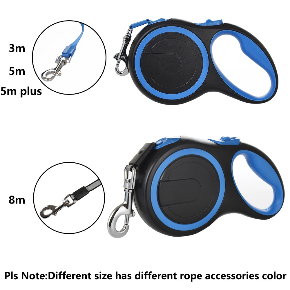 Pet Durable Nylon Retractable Strong Leash