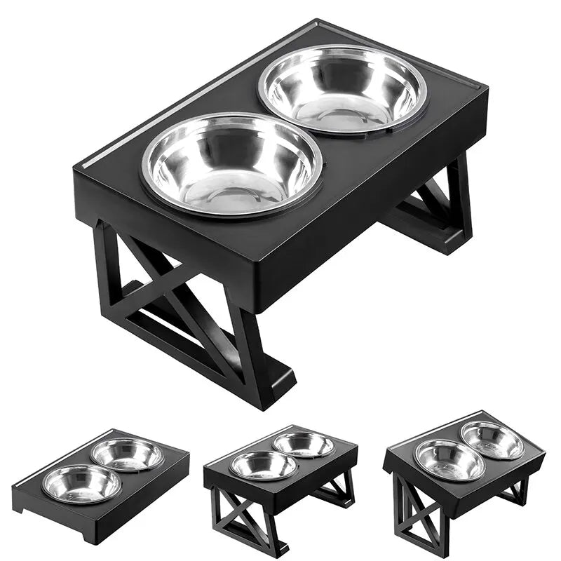 Dog  Stand Adjustable Elevated Bowl