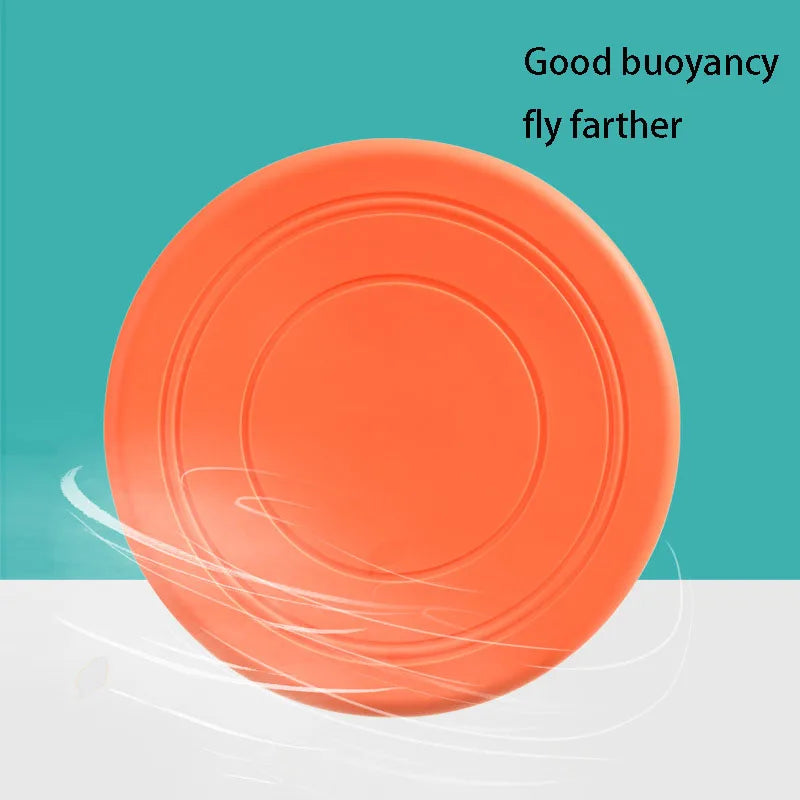 Dog Silicone Flying Saucer Funny Toy