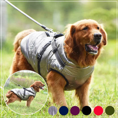 Pet Waterproof Winter Warm Harness Jacket