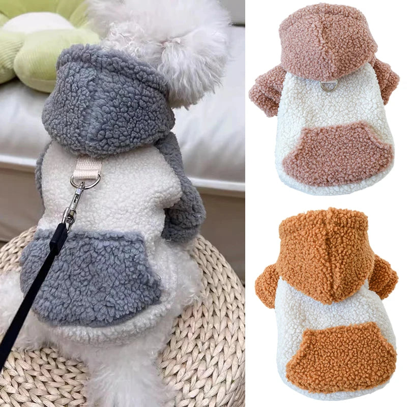 Puppy Winter Warm Fleece Hooded