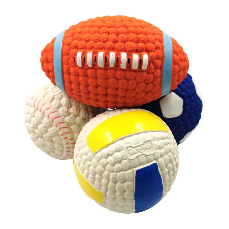 Pet Soft Squeaky Ball Toy