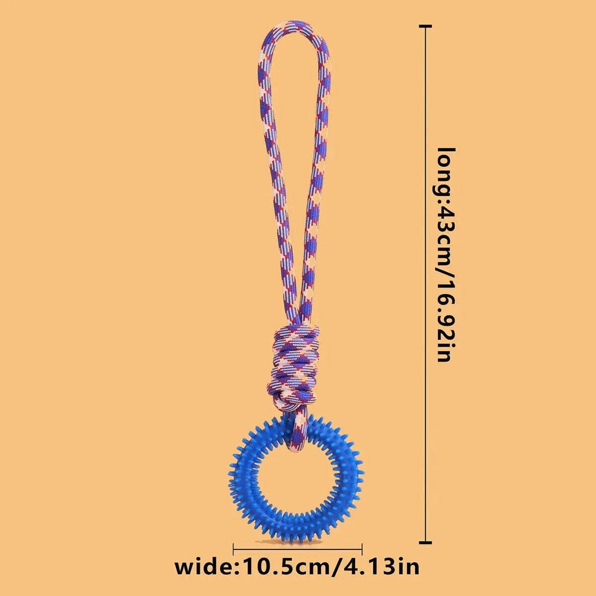 Pet Ring Spiked Ring Training Toy