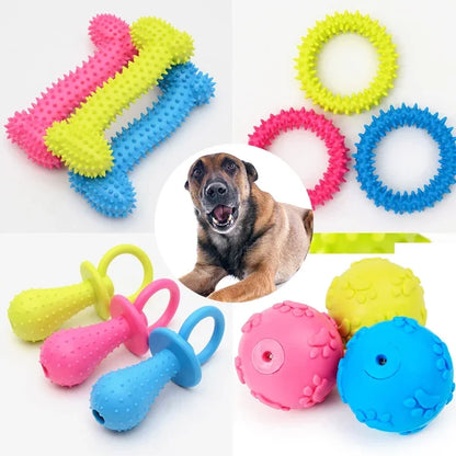 Dog Indestructible Teeth Cleaning Chew Toy