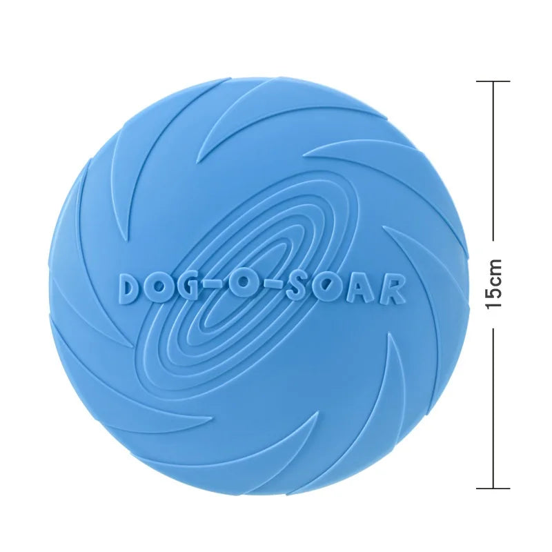 Dog Silicone Flying Disk Chew Toy