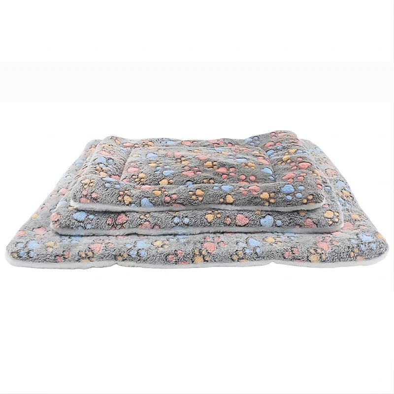 Pet Winter Warm Flannel Thickened Bed